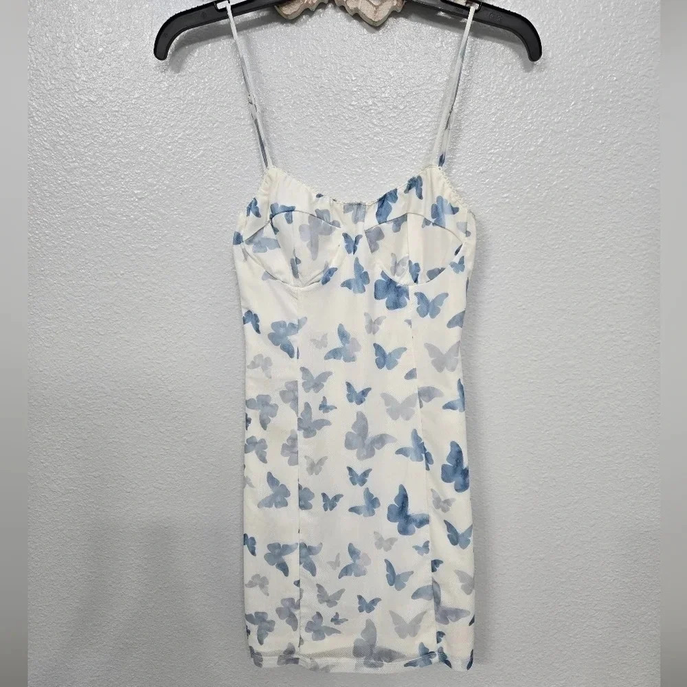 Princess Polly Kamryn Butterfly Mini Dress - Picture 2 of 10